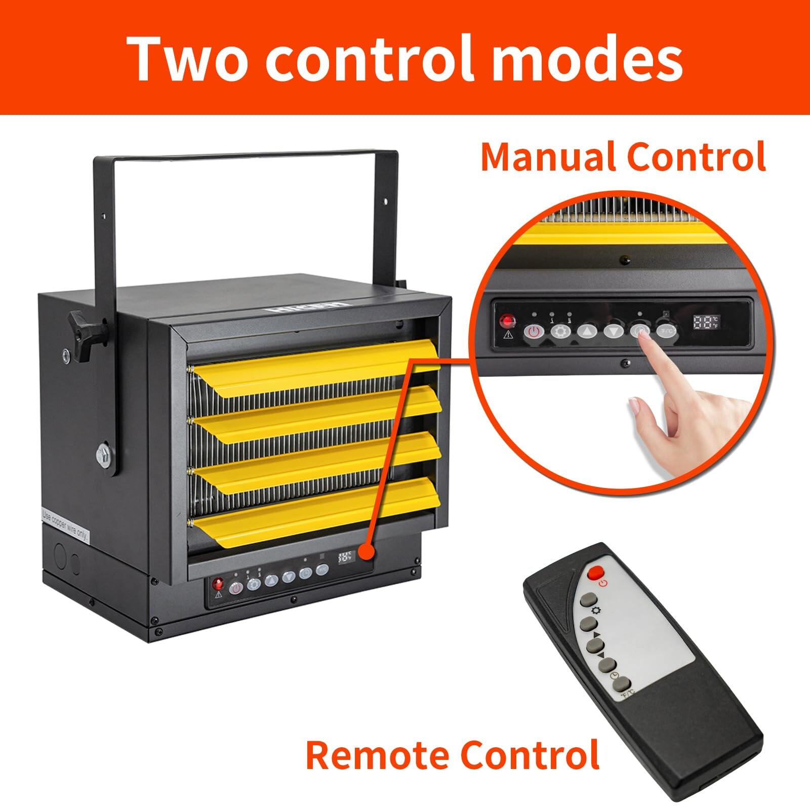 EdenDirect Up to 7500-Watt Portable with Thermostat