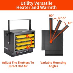 EdenDirect Up to 7500-Watt Portable with Thermostat