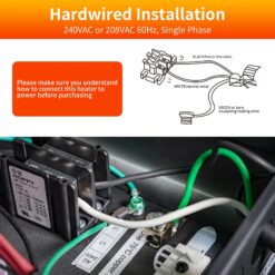 EdenDirect Up to 5000-Watt Portable Electric Garage Heater with Thermostat