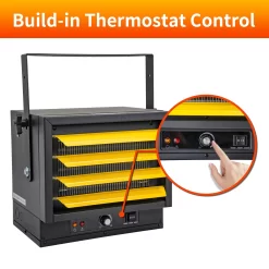 EdenDirect Up to 5000-Watt Portable Electric Garage Heater with Thermostat