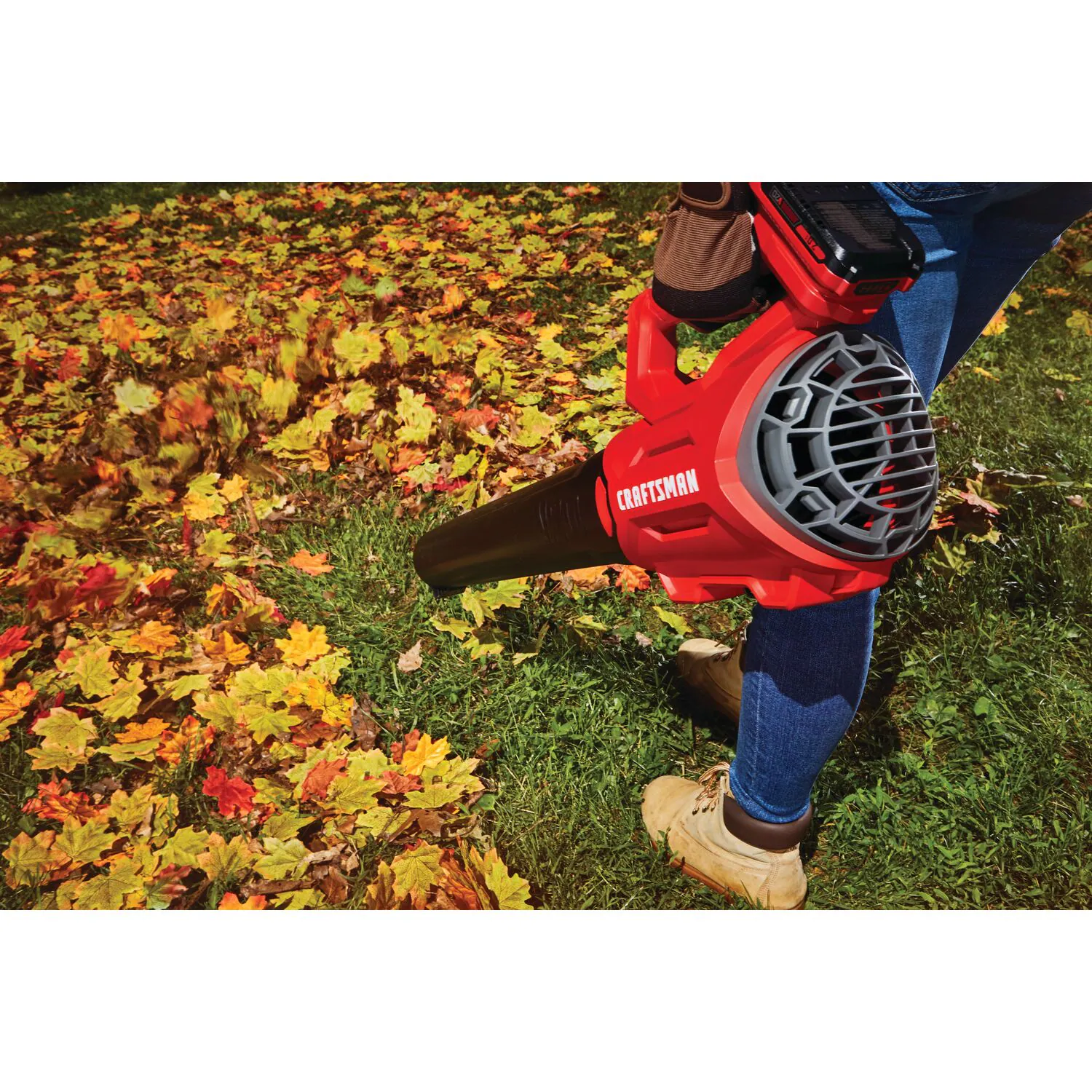 CRAFTSMAN 20-volt Max 340-CFM 90-MPH Battery Handheld Leaf Blower 2 Ah (Battery and Charger Included)