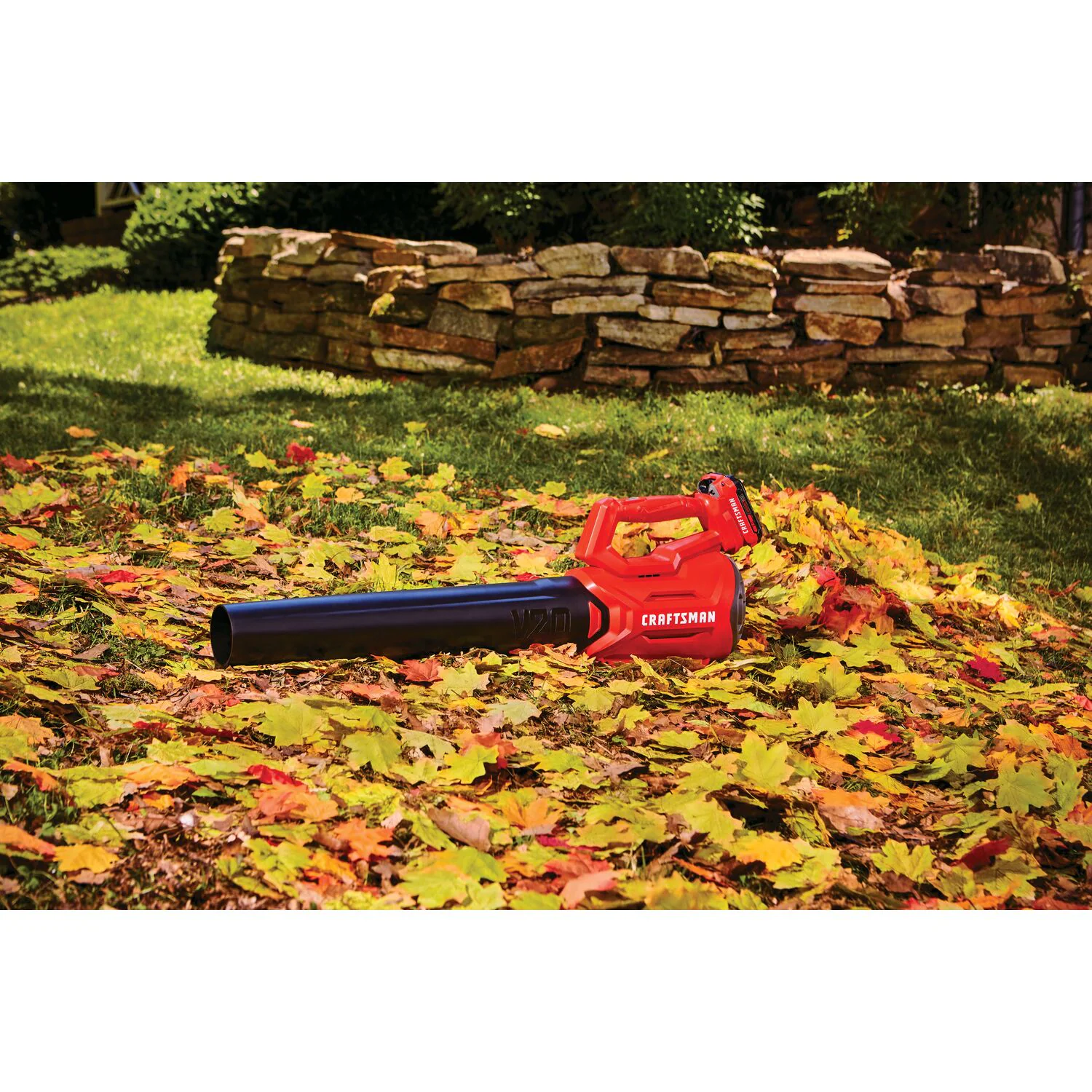 CRAFTSMAN 20-volt Max 340-CFM 90-MPH Battery Handheld Leaf Blower 2 Ah (Battery and Charger Included)