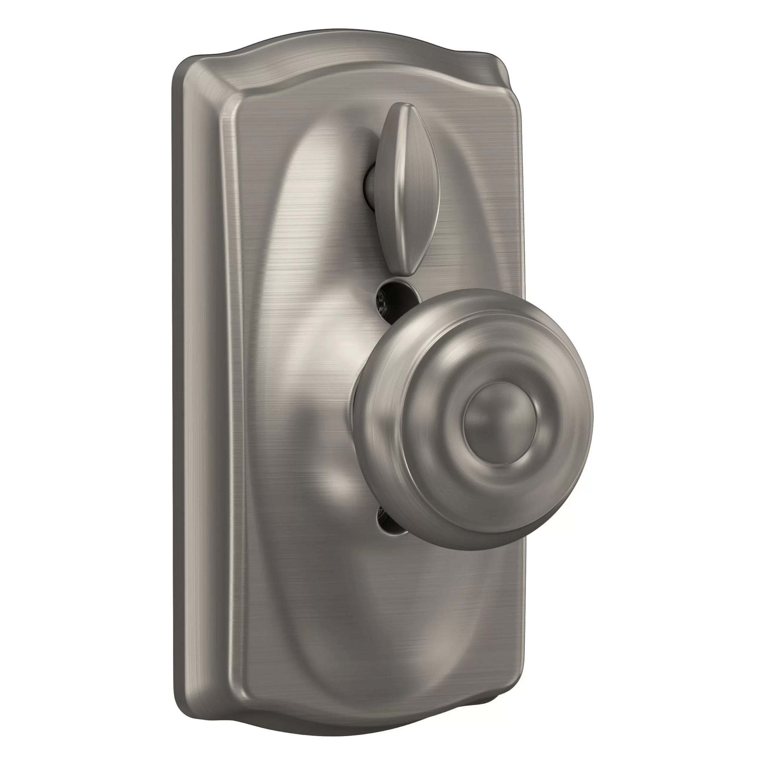 Schlage Customizable Keying Camelot-Georgian Satin Nickel Electronic Knob with Keypad
