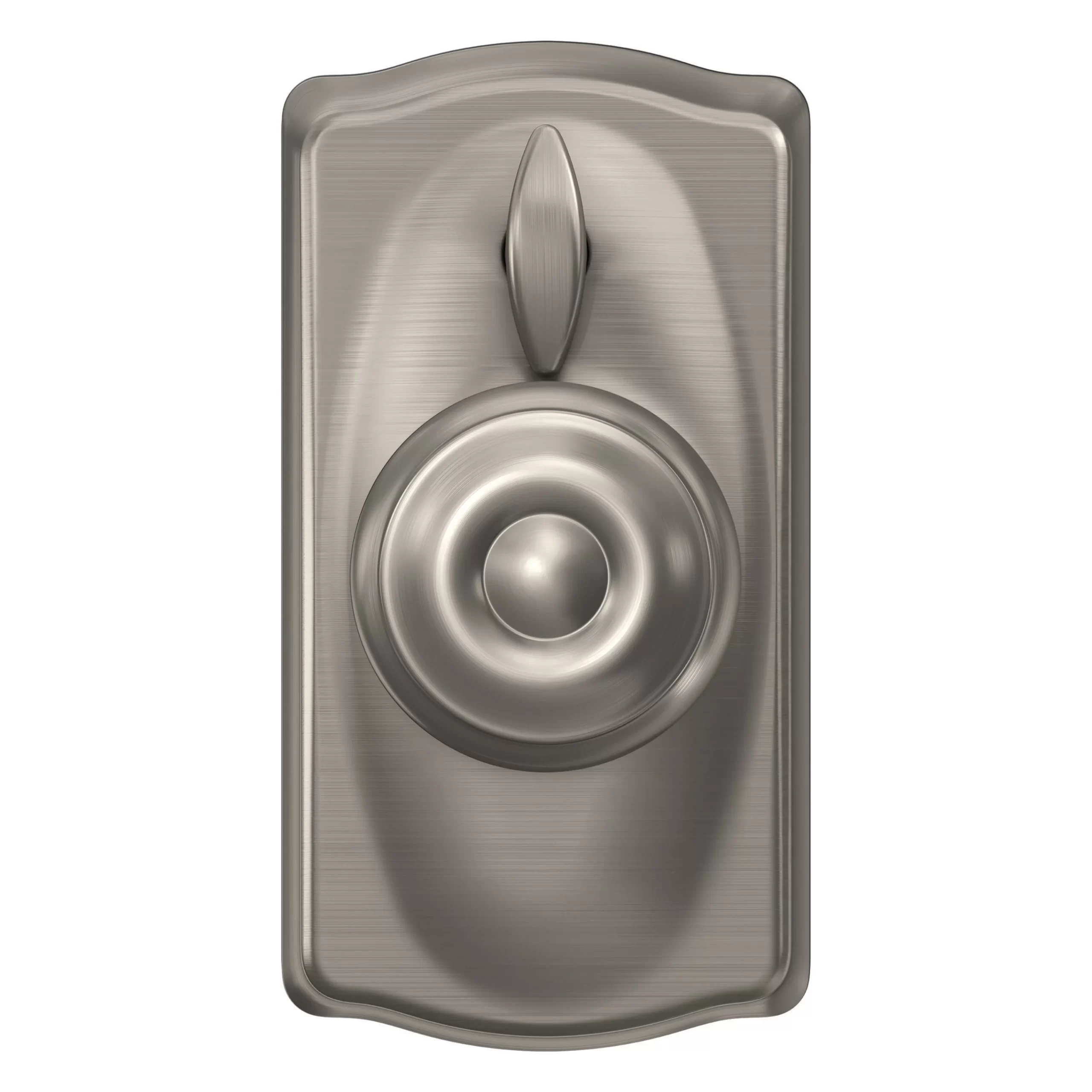 Schlage Customizable Keying Camelot-Georgian Satin Nickel Electronic Knob with Keypad