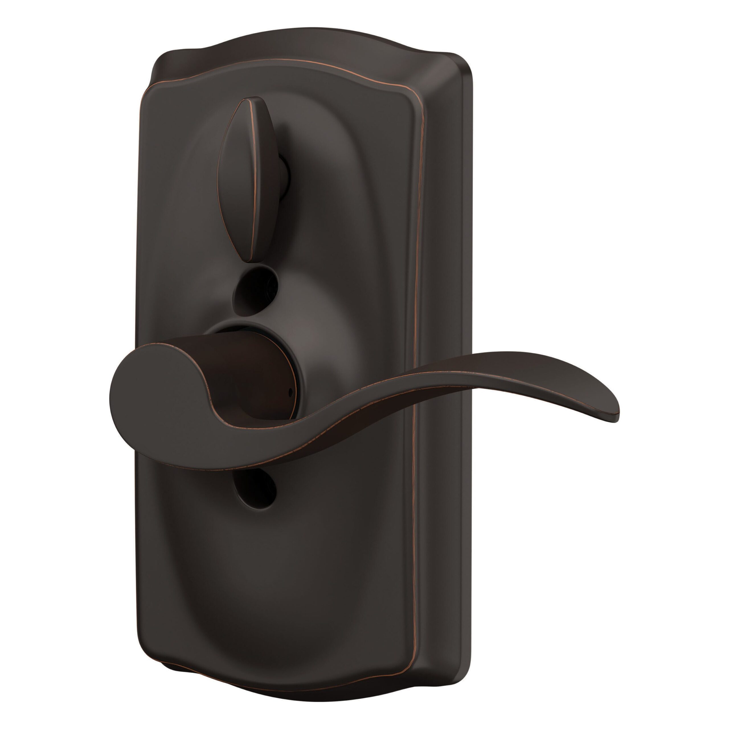 Schlage Camelot Aged Bronze Electronic Handle with Keypad