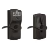 Schlage Camelot Aged Bronze Electronic Handle with Keypad