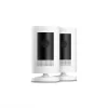 Ring Stick Up Cam Battery - Indoor/Outdoor Smart Security Wifi Video Camera with 2-Way Talk, Night Vision, 2-Pack, White