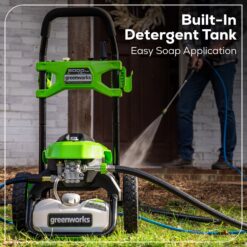 Greenworks 2000 PSI 1.2-GPM Cold Water Electric Pressure Washer with 4 Spray Tips and Surface Cleaner