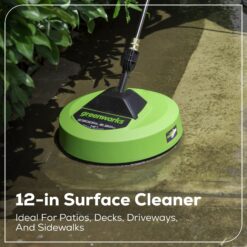 Greenworks 2000 PSI 1.2-GPM Cold Water Electric Pressure Washer with 4 Spray Tips and Surface Cleaner