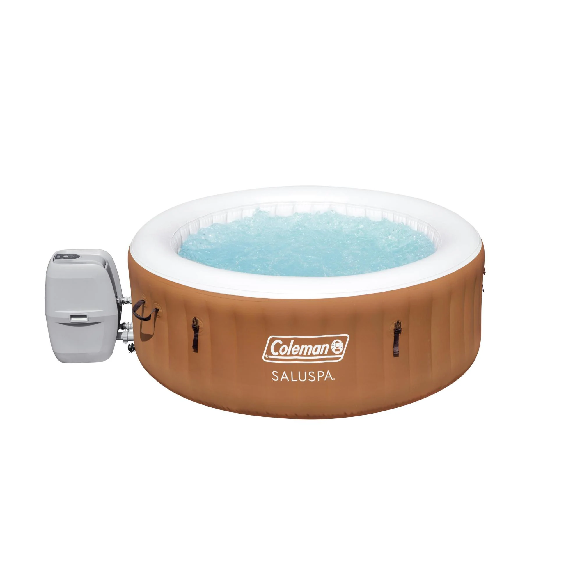 Coleman 120 Jet 4-Person Inflatable Round Hot Tub (Cover Included)