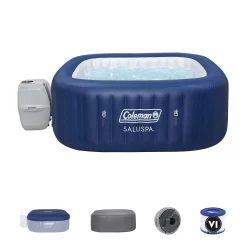 Coleman 140 Jet 6-Person Inflatable Square Hot Tub (Cover Included)
