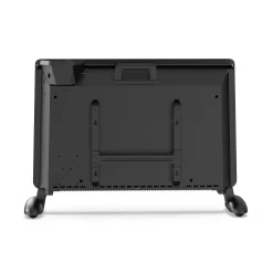 EdenDirect Up to 1500-Watt Convection Wall Mount Indoor Electric Space Heater with Thermostat and Remote Included