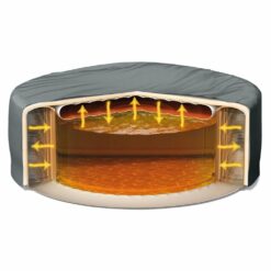 Intex 140 Jet 6-Person Inflatable Square Hot Tub (Cover Included)