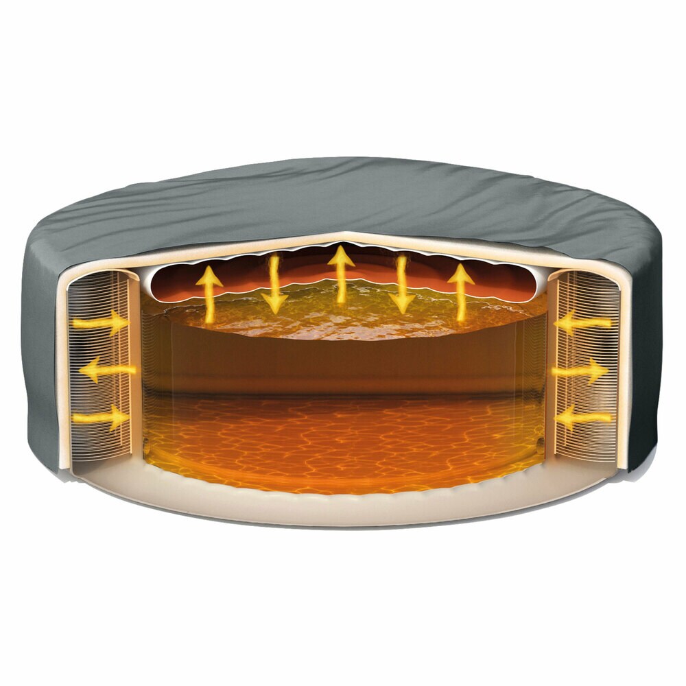 Intex 140 Jet 6-Person Inflatable Square Hot Tub (Cover Included)