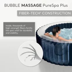 Intex 170 Jet 6-Person Inflatable Round Hot Tub (Cover Included)