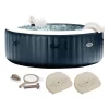 Intex 170 Jet 6-Person Inflatable Round Hot Tub (Cover Included)