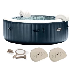 Intex 170 Jet 6-Person Inflatable Round Hot Tub (Cover Included)