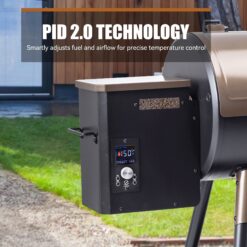 Z GRILLS Grill Elite ZPG-550B4 with Meat Probes 549-Sq in Bronze Pellet Grill