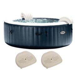 Intex 170 Jet 6-Person Inflatable Round Hot Tub (Cover Included)