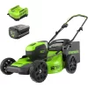 Greenworks 80-volt Max 21-in Cordless Push Lawn Mower 4 Ah (1-Battery and Charger Included)