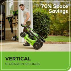 Greenworks Dual Port 80-volt 21-in Cordless Push Lawn Mower 4 Ah (1-Battery and Charger Included)