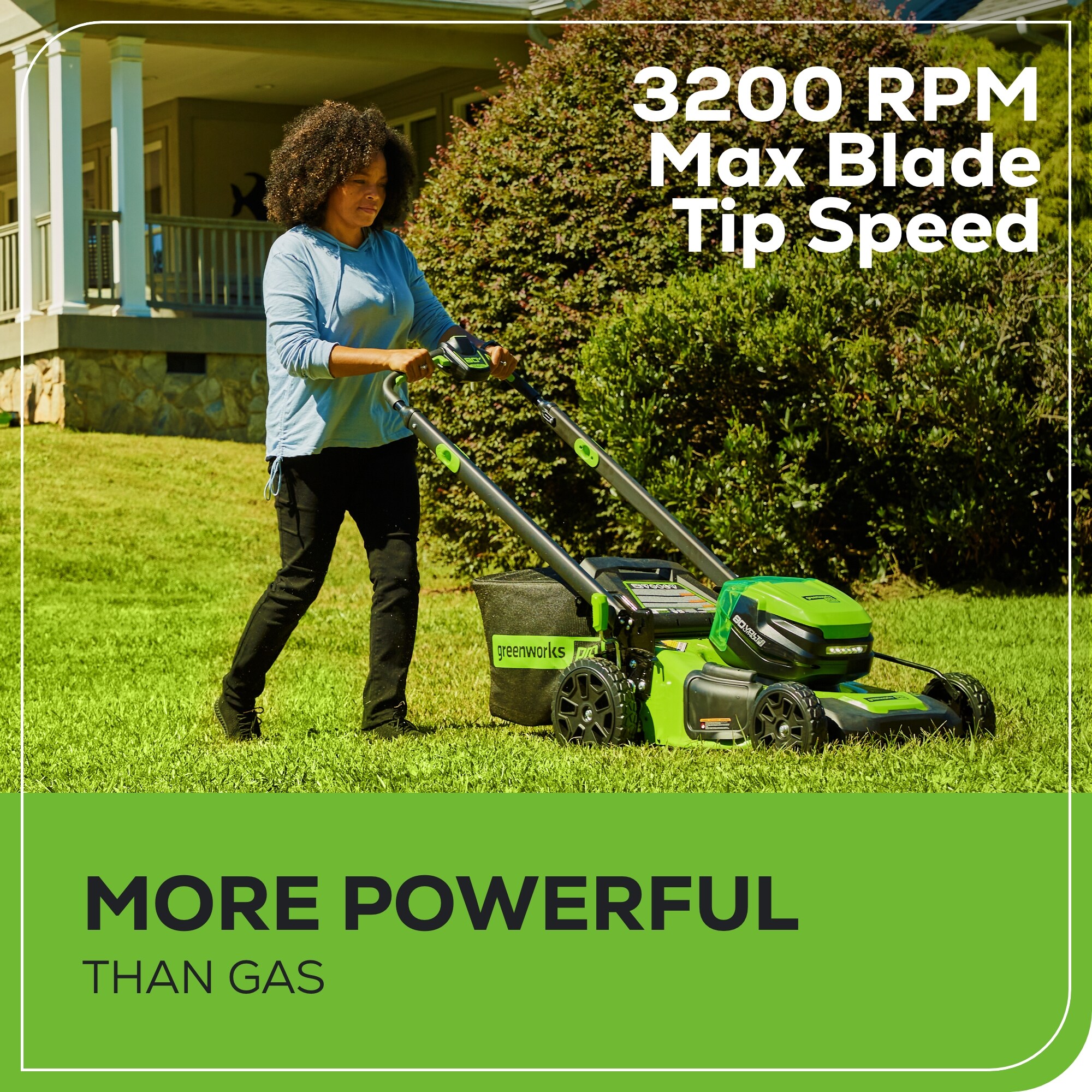 Greenworks Dual Port 80-volt 21-in Cordless Push Lawn Mower 4 Ah (1-Battery and Charger Included)