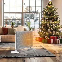 EdenDirect Up to 1500-Watt Convection Wall Mount Indoor Electric Space Heater with Thermostat and Remote Included