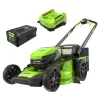 Greenworks Pro 80-volt 21-in Cordless Self-propelled Lawn Mower 5 Ah (1-Battery and Charger Included)