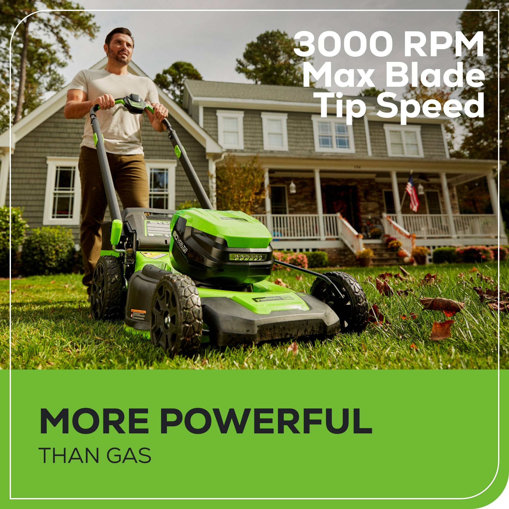 Greenworks Pro 80-volt 21-in Cordless Self-propelled Lawn Mower 5 Ah (1-Battery and Charger Included)
