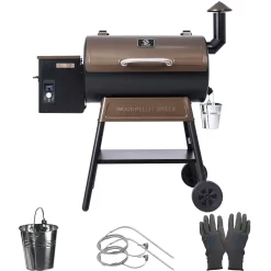 Z GRILLS Grill Elite ZPG-550B4 with Meat Probes 549-Sq in Bronze Pellet Grill