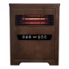 Country Living Up to 1500-Watt Infrared Cabinet Indoor Electric Space Heater with Thermostat and Remote Included