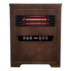 Country Living Up to 1500-Watt Infrared Cabinet Indoor Electric Space Heater with Thermostat and Remote Included