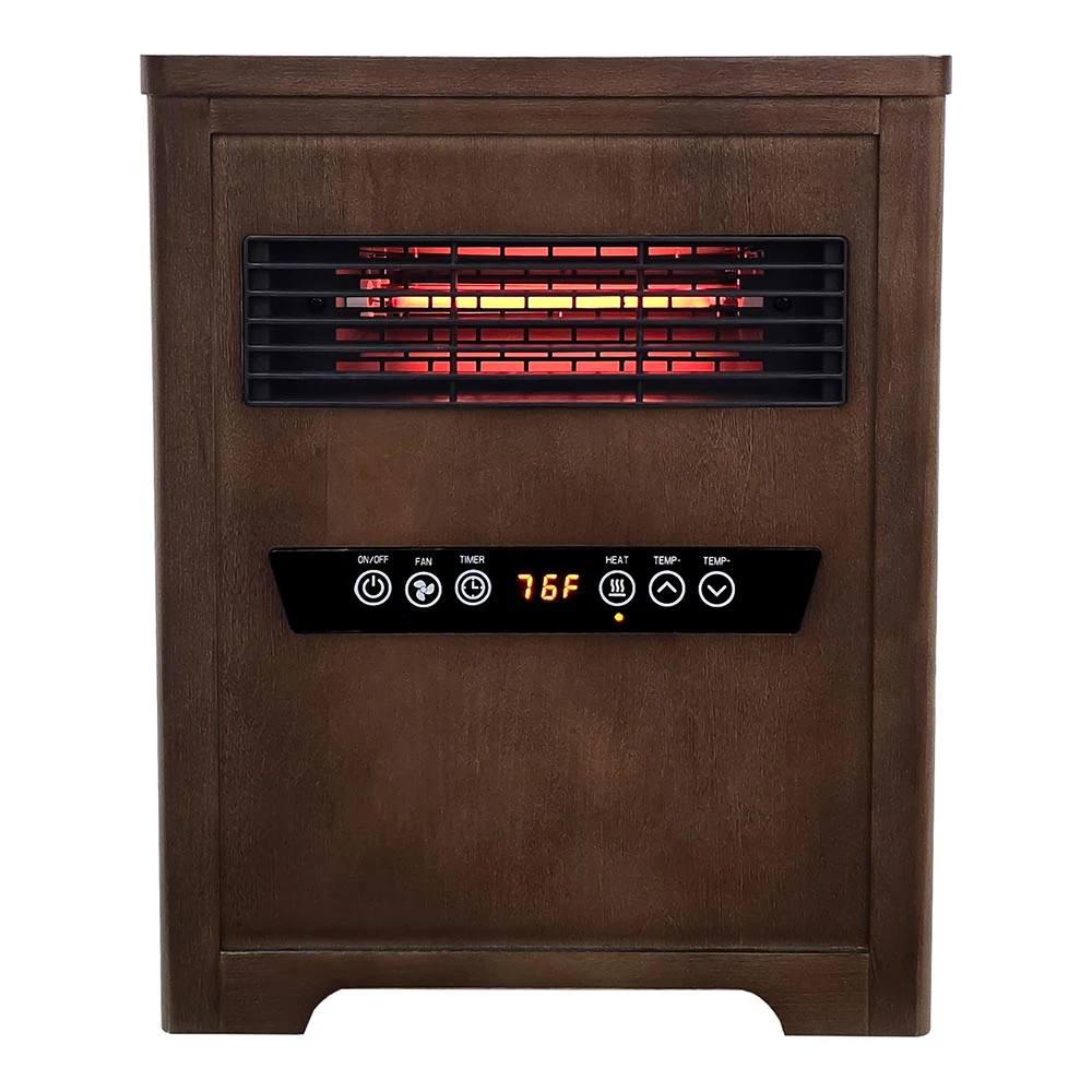 Country Living Up to 1500-Watt Infrared Cabinet Indoor Electric Space Heater with Thermostat and Remote Included