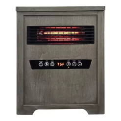 Country Living Up to 1500-Watt Infrared Cabinet Indoor Electric Space Heater with Thermostat and Remote Included