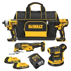 DEWALT DCKSS431D2 20V MAX 4-Tool Combo Kit