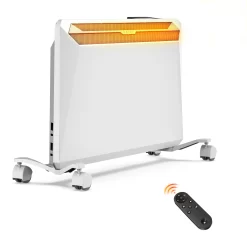 EdenDirect Up to 1500-Watt Convection Wall Mount Indoor Electric Space Heater with Thermostat