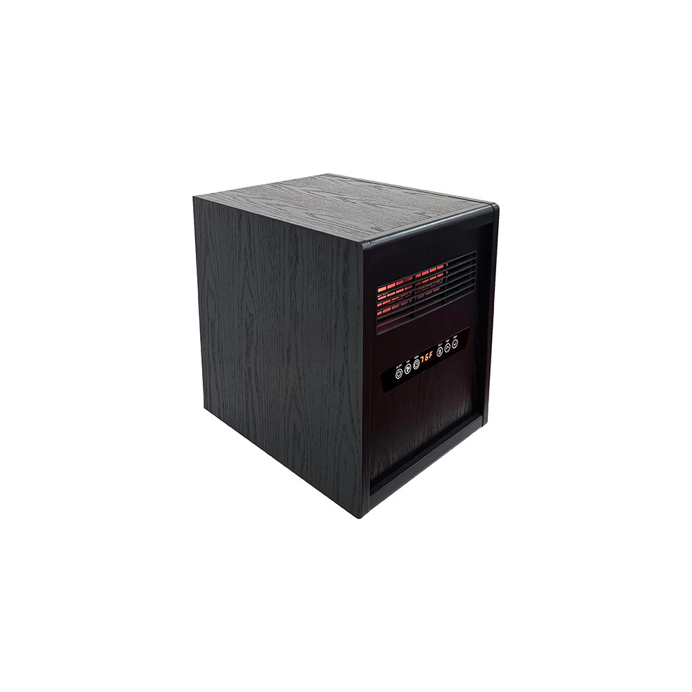Modern Ember Up to 1500-Watt Infrared Cabinet Indoor Electric Space Heater with Thermostat and Remote Included