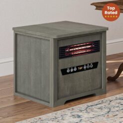 Country Living Up to 1500-Watt Infrared Cabinet Indoor Electric Space Heater with Thermostat and Remote Included