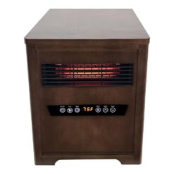 Country Living Up to 1500-Watt Infrared Cabinet Indoor Electric Space Heater with Thermostat and Remote Included
