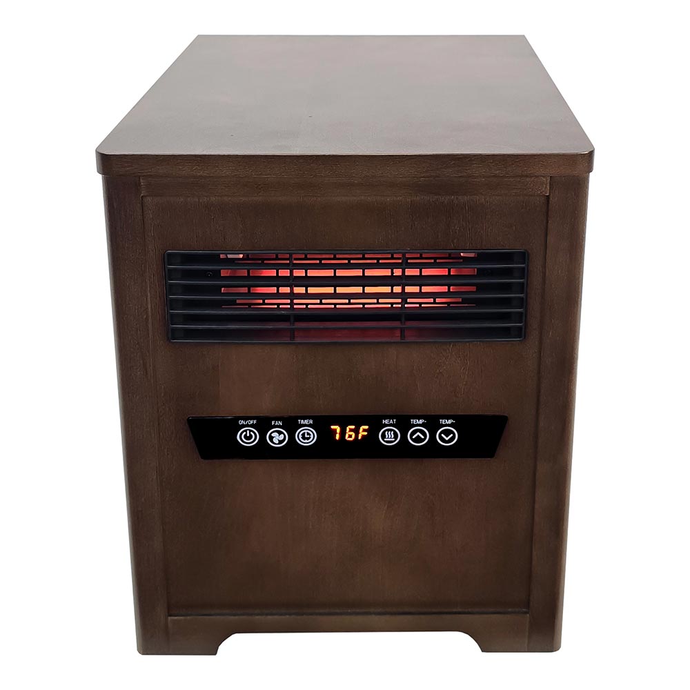 Country Living Up to 1500-Watt Infrared Cabinet Indoor Electric Space Heater with Thermostat and Remote Included