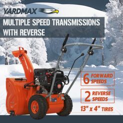 YARDMAX YB6270 24-in Two-stage Self-propelled Gas Snow Blower