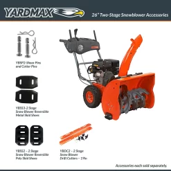 YARDMAX YB6770 26-in Two-stage Self-propelled Gas Snow Blower