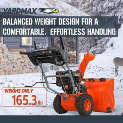 YARDMAX YB6770 26-in Two-stage Self-propelled Gas Snow Blower