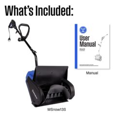 Westinghouse WSnow13S 13-in Single-stage Push Electric Snow Blower Powered Snow Shovel