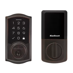 Kwikset SmartCode 270 Touchpad Venetian Bronze Electronic Deadbolt Smartkey with Keypad
