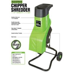 PORTLAND 14 Amp 1-1/2 in. Capacity Corded Electric Chipper Shredder