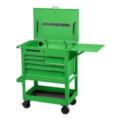 U.S. GENERAL 30 in., 5-Drawer Mechanics Cart, Green