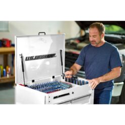 U.S. GENERAL 30 in., 5-Drawer Mechanics Cart, White