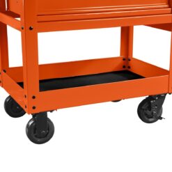 U.S. GENERAL 30 in., 5-Drawer Mechanics Cart, Orange