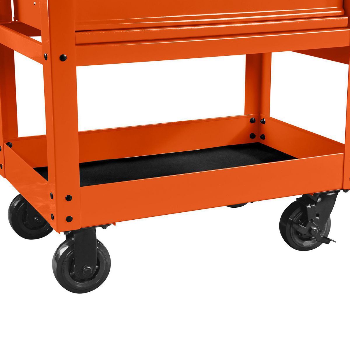 U.S. GENERAL 30 in., 5-Drawer Mechanics Cart, Orange